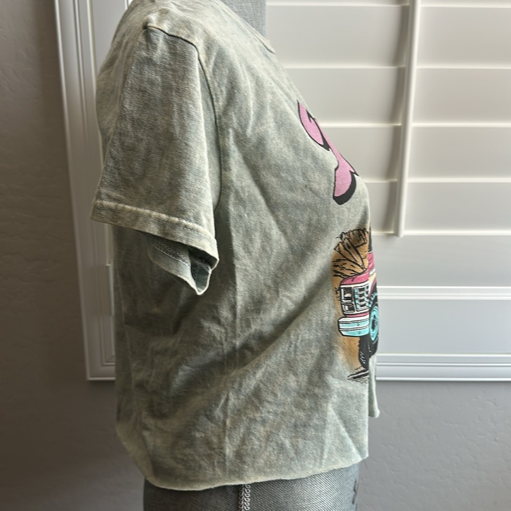 Ford Bronco Raw Hem Cropped T Shirt - Picture 7 of 7